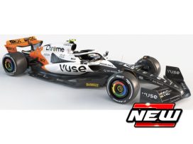 voiture de course formule 1 orange et blanche