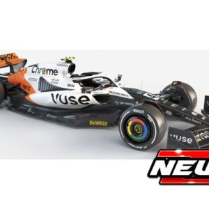 voiture de course formule 1 orange et blanche