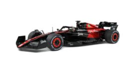 voiture de course formule 1 rouge et noire