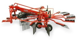 machine agricole rouge