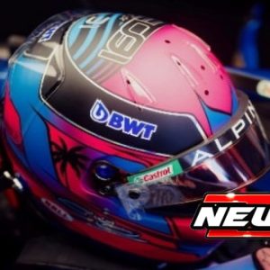 casque de pilote de formule 1