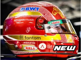 casque de pilote de formule 1