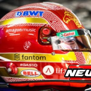 casque de pilote de formule 1