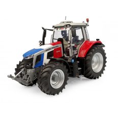 gros tracteur agricole rouge bley et blanc