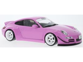 voiture de sport coupe rose