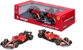 set de 2 voiture de courses formule 1 rouge