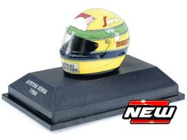 vieux casque de formule 1 jaune