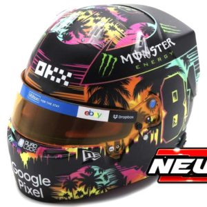 casque de pilote de formule 1 multicouleur