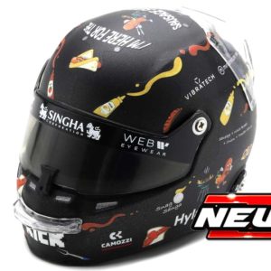 casque de pilote de course noire