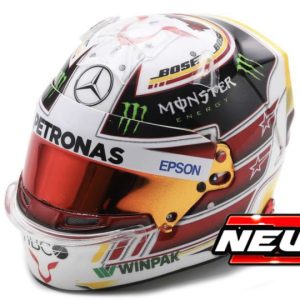 casque de pilote de course formule 1 blanc