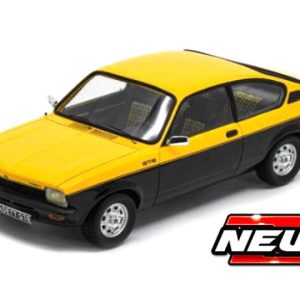 vielle voiture de sport coupe jaune