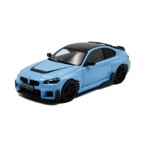 petite voiture de sport coupe bleu