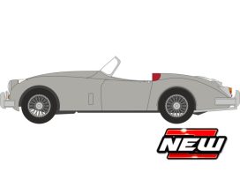 vieille voiture anglaise cabriolet grise