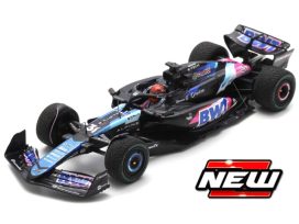 voiture de course formule 1 rose et bleu