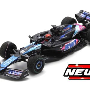 voiture de course formule 1 rose et bleu