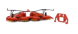 machine agricole rouge