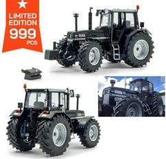 vieux gros tracteur agricole noir