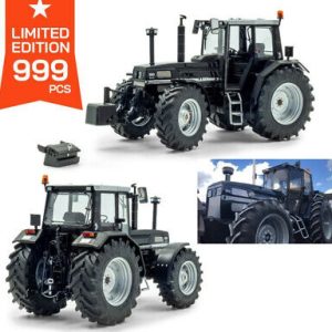 vieux gros tracteur agricole noir