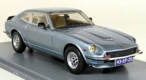 vieille voiture de sport bleu