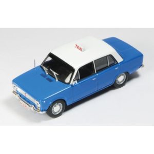 vieille voiture taxi bleu et blanc