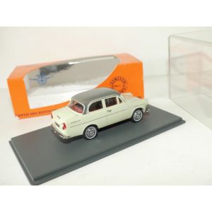 vieille voiture blanche avec toit gris