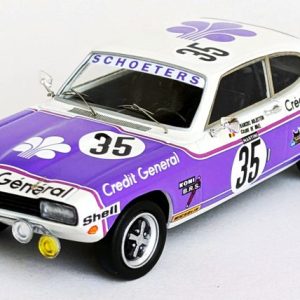 vieille voiture de course mauve et blanche