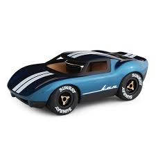 voiture bleu de decoration