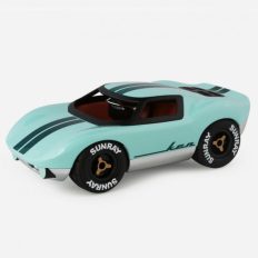 voiture decoration bleu