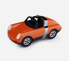 voiture orange de collection