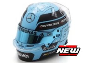 casque bleu de pilote de formule 1