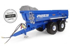 remorque agricole bleue