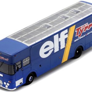 vieux camion de course bleu