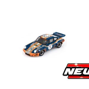 vieille voiture de course allemande bleu et orange