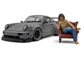 voiture de sport coupe grise