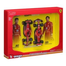 set de 2 voitures de course formule 1 rouge