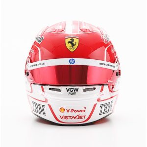 casque de pilote de course formule 1 rouge