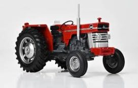 vieux tracteur agricole rouge sans cabine