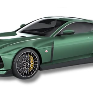 voiture de sport coupe verte