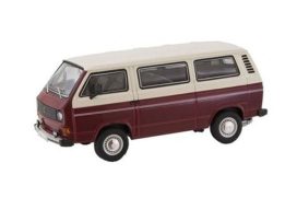 vieux minibus brun et beige