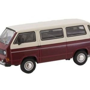 vieux minibus brun et beige