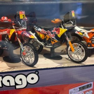 set de 3 moto de cross