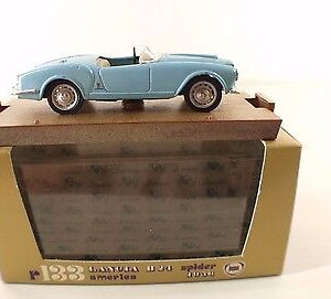 vieille voiture italienne cabriolet bleu