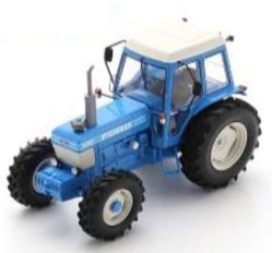 vieux tracteur agricole bleu
