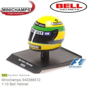 vieux casque de pilote de formule 1 jaune et vert