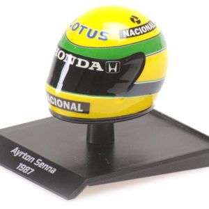 casque de pilote de course formule 1 jaune et vert