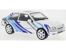 vieille voiture de sport blanche et bleu