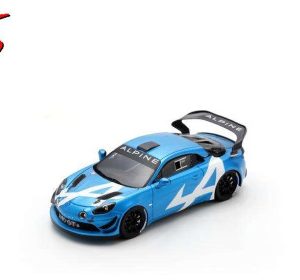 voiture française de course bleu