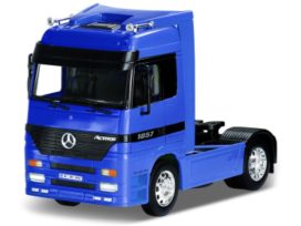 camion mercedes bleu