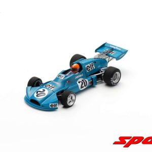 vieille voiture de course bleu