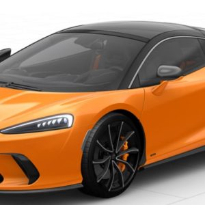 voiture anglaise coupe de sport orange
